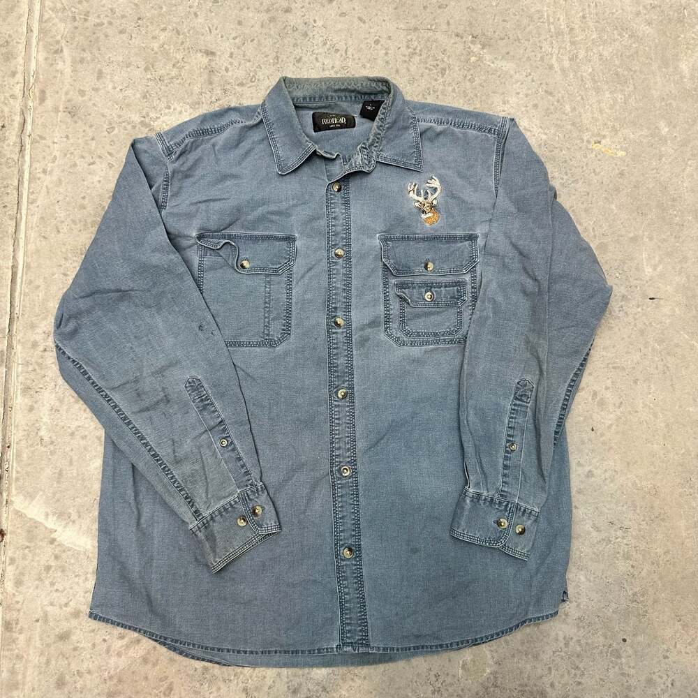 RedHead Vintage Denim Button Down - Large